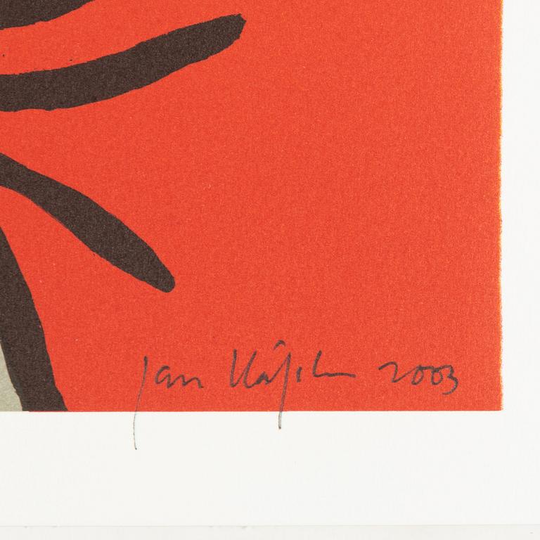 Jan Håfström, lithograph in colours, 2003, signed 513/2000.