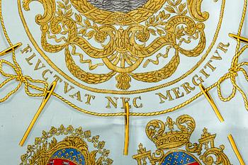 A silk Hèrmes scarf France later part of the 20th century.