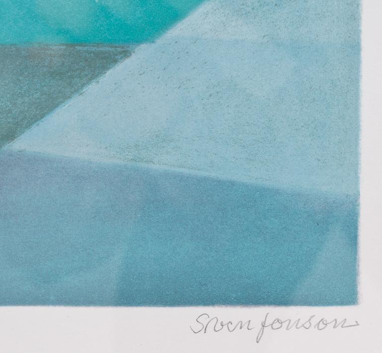 SVEN JONSON, färglitografi, signerad och numrerad 94/390.