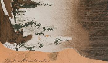 JOAKIM ALLGULANDER, färglitografi. Numrerad 210/240 och signerad.