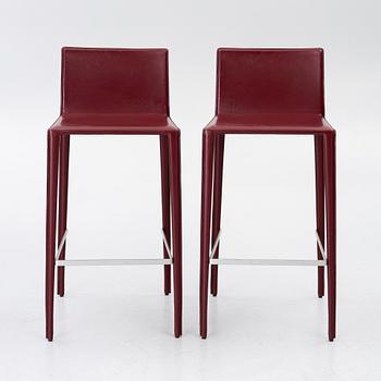 Lievore Altherr Molina, Two 'Norma' bar stools, Arper.