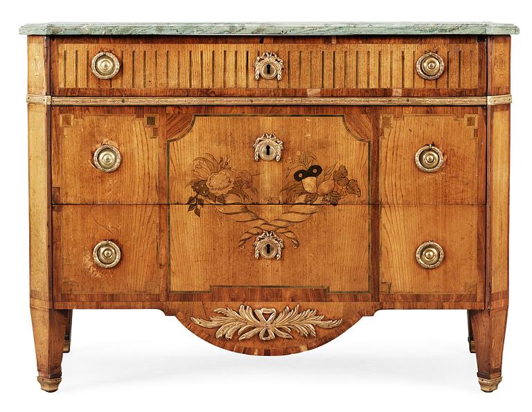 A Gustavian 18th Century commode by G. Foltiern.