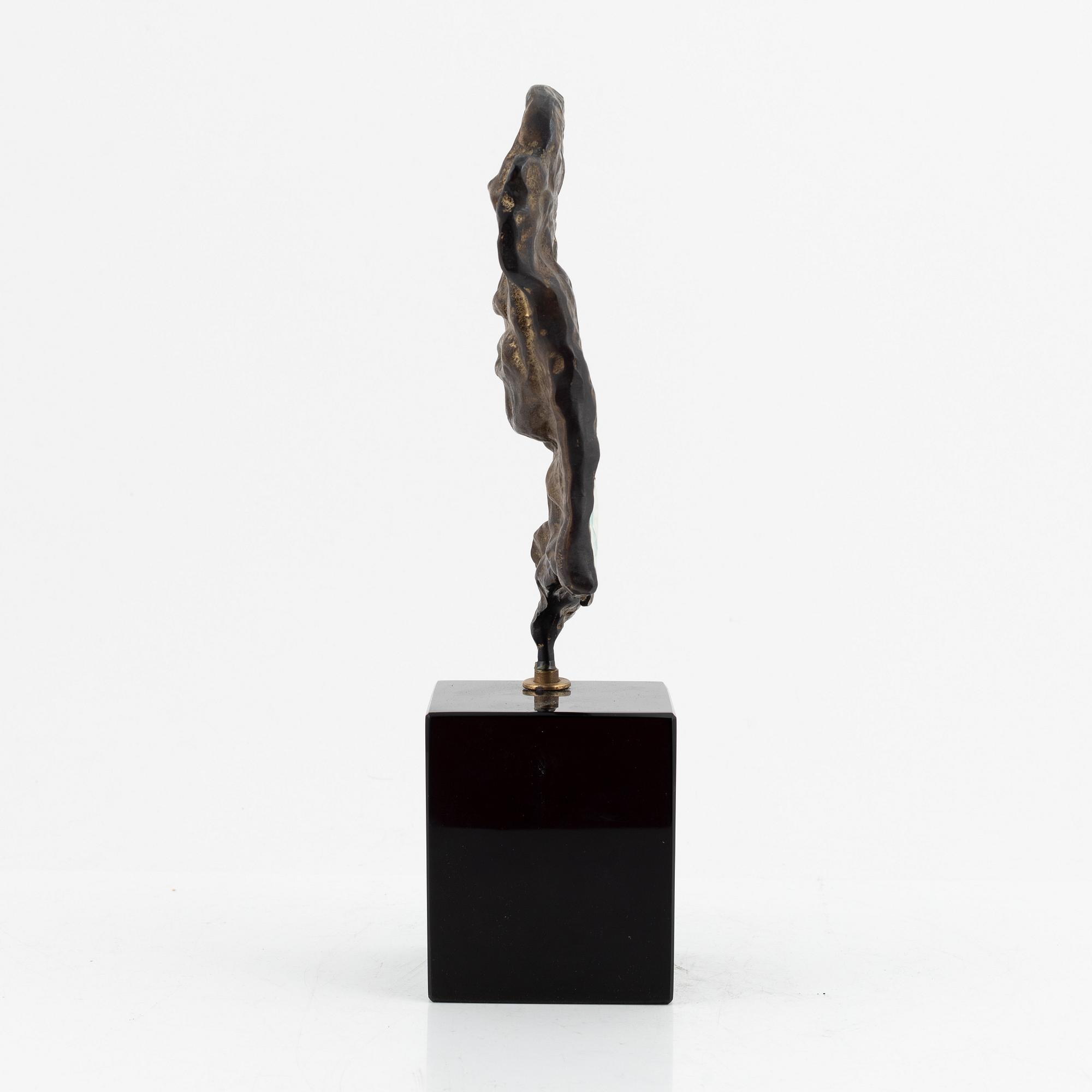 Luigi Benzoni, sculpture, bronze, signed 6/XX.
