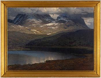 Nils Asplund, oil on canvas, signed and dated 1911.