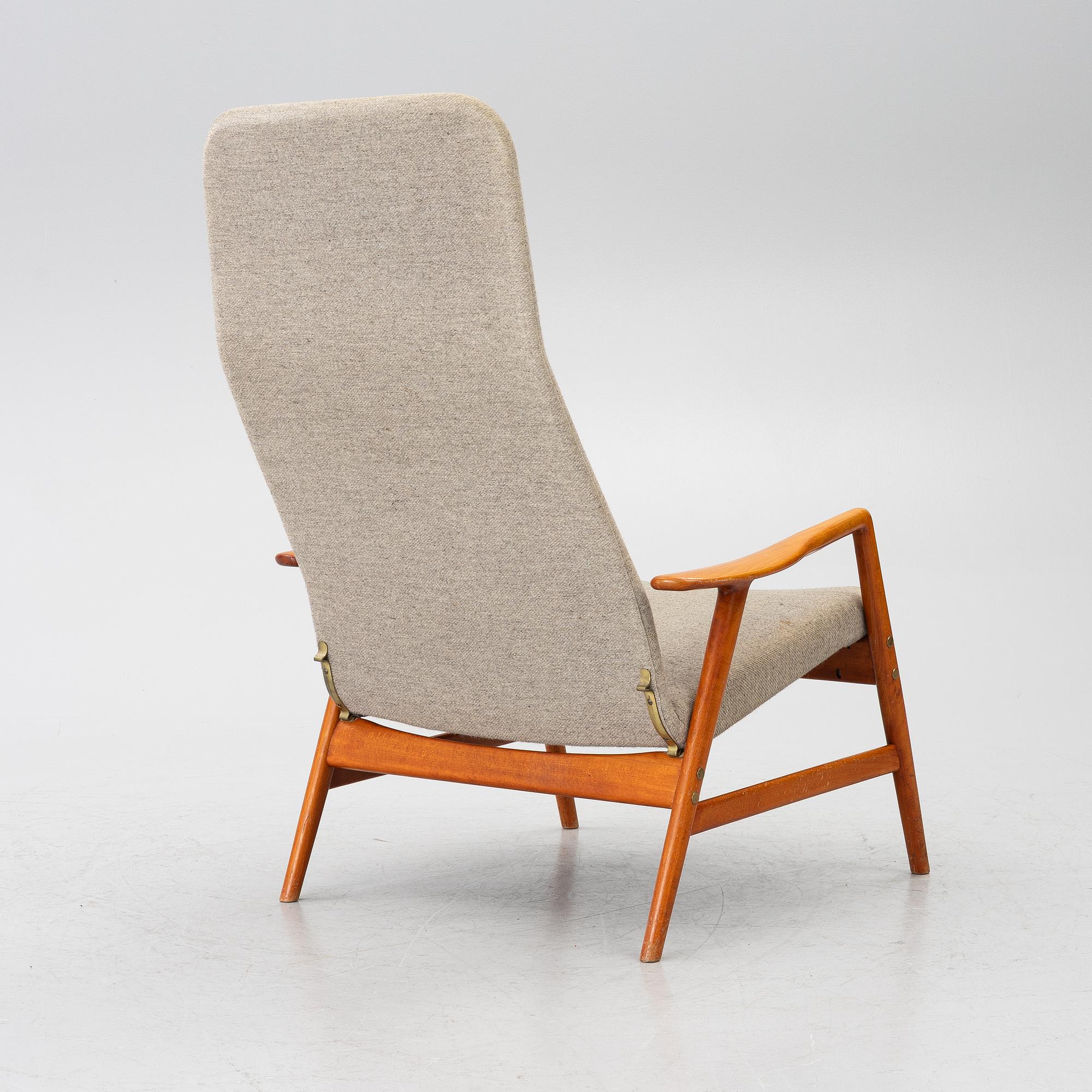 Alf Svensson, fåtölj "Contour-serien" Bra Bohag, Studio Ljungs industrier, 1960-tal.