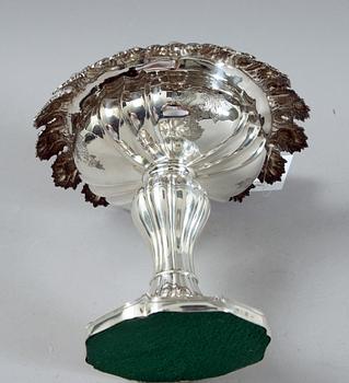 UPPSATSSKÅL, silver, Gustaf Dahlgren, Malmö 1851.