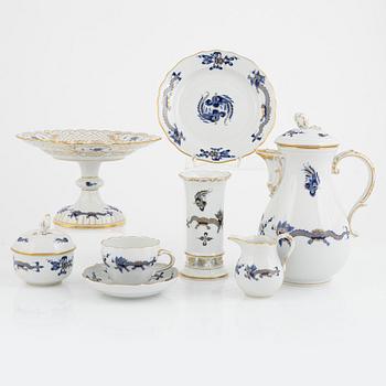 A 33-piece porcelain coffee service, Meissen, 20th Century.
