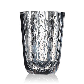 9. Vicke Lindstrand, VICKE LINDSTRAND, a polished glass vase, Kosta, Sweden 1950's.