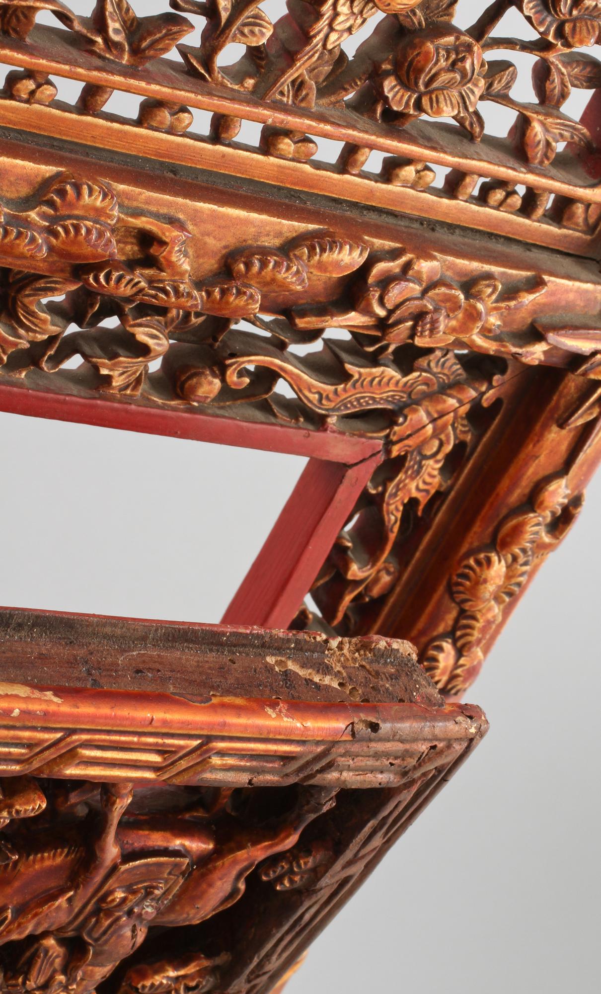 VÄGGDEKORATIONER, ett par, Kina, 1900-tal.