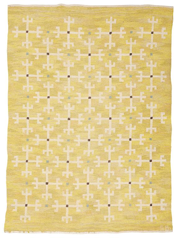 Sigvard Bernadotte, A carpet, flat weave, ca 232-235 x 166-172,5 cm, signed SB.