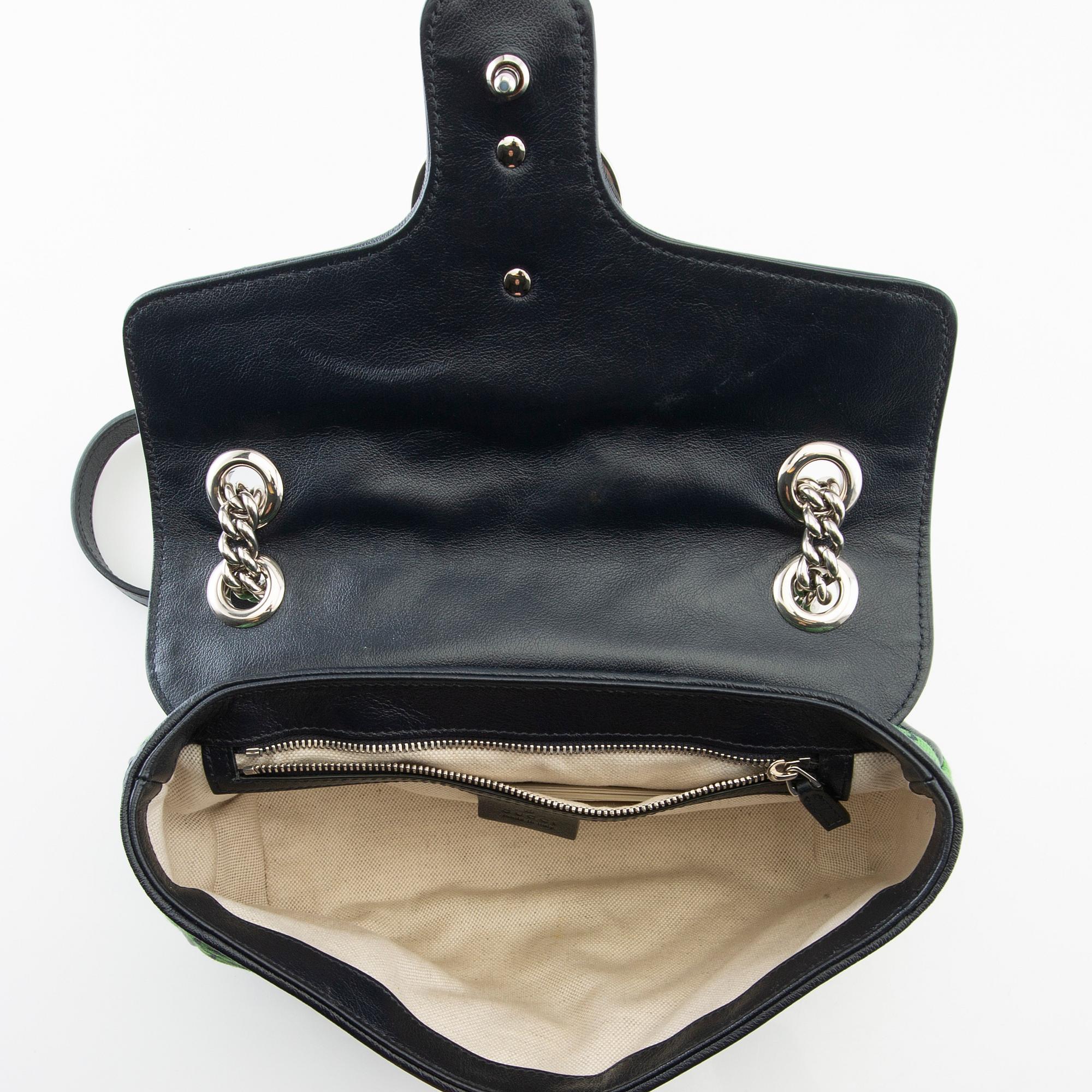 Gucci, Väska "GG Canvas Marmont Shoulder Bag Small".