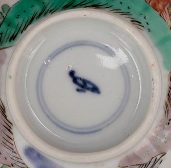 PARTI PORSLIN, 3 delar, Kina, 1700-tal.