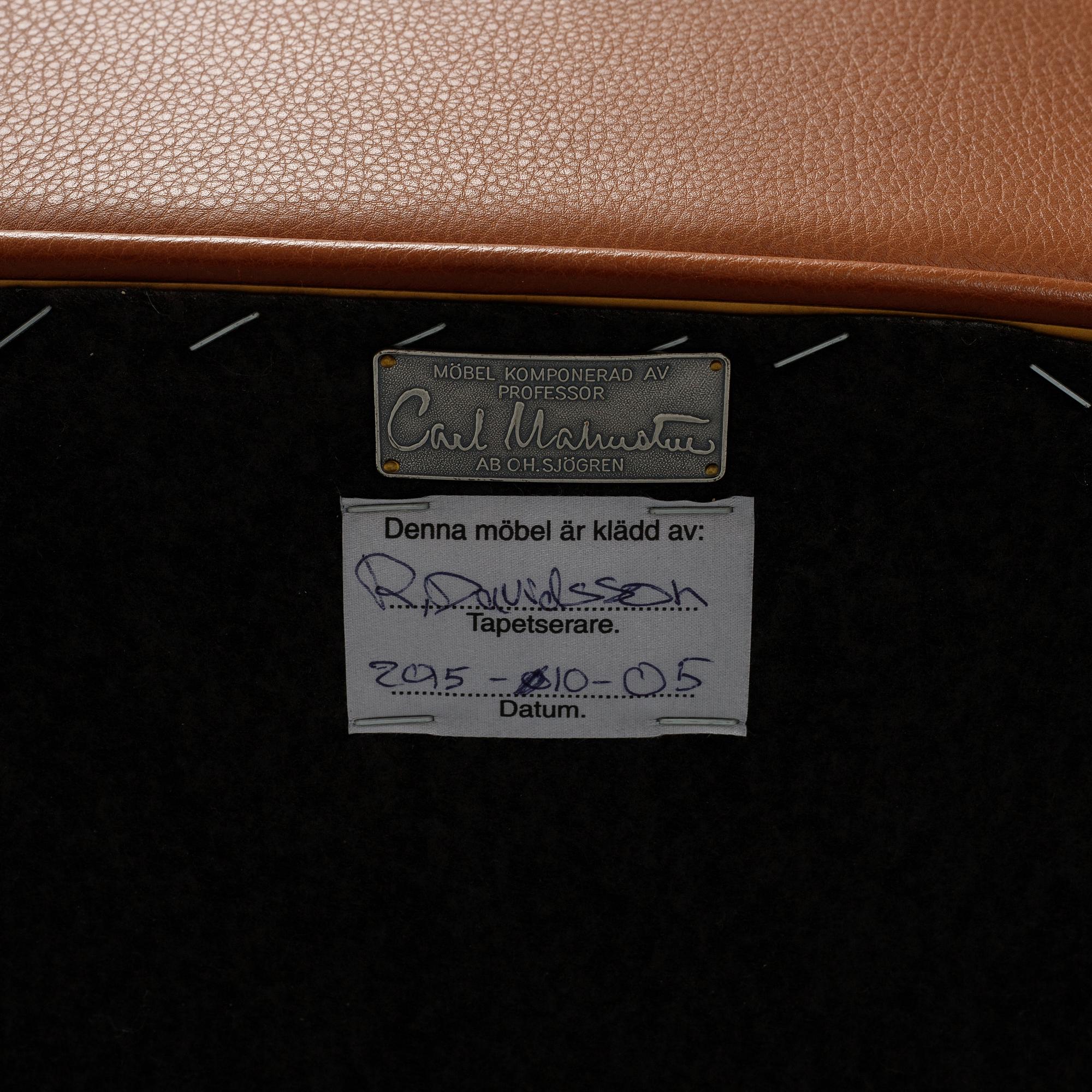 Carl Malmsten, fåtölj "Jättepaddan", O.H. Sjögren.