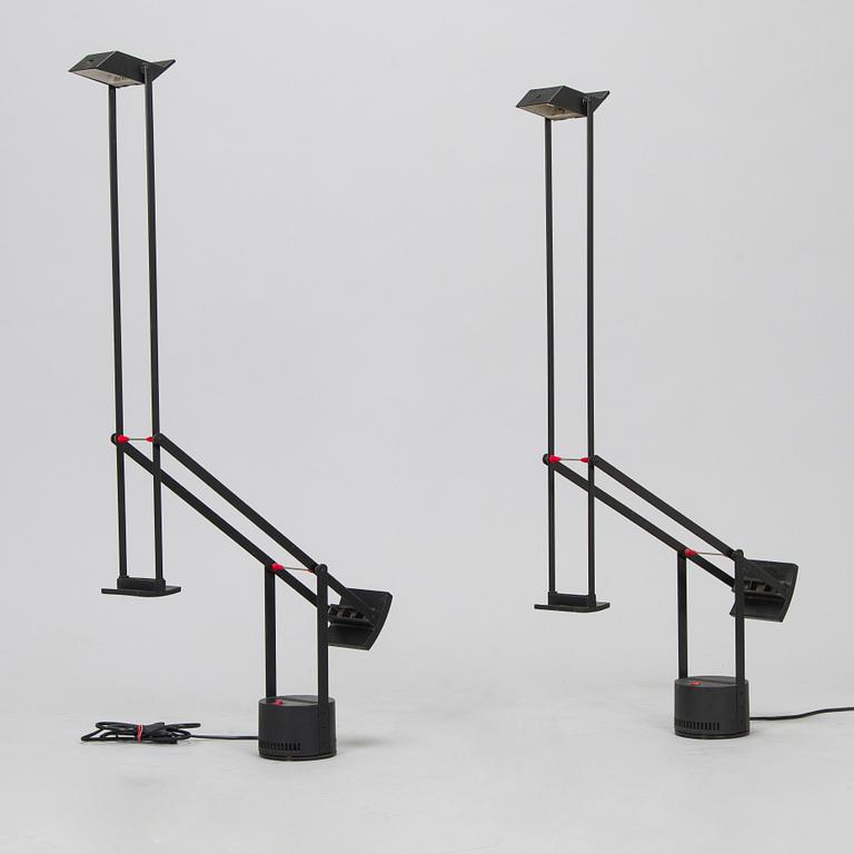 Richard Sapper, pöytävalaisinpari, "Tizio", Artemide, Italia.