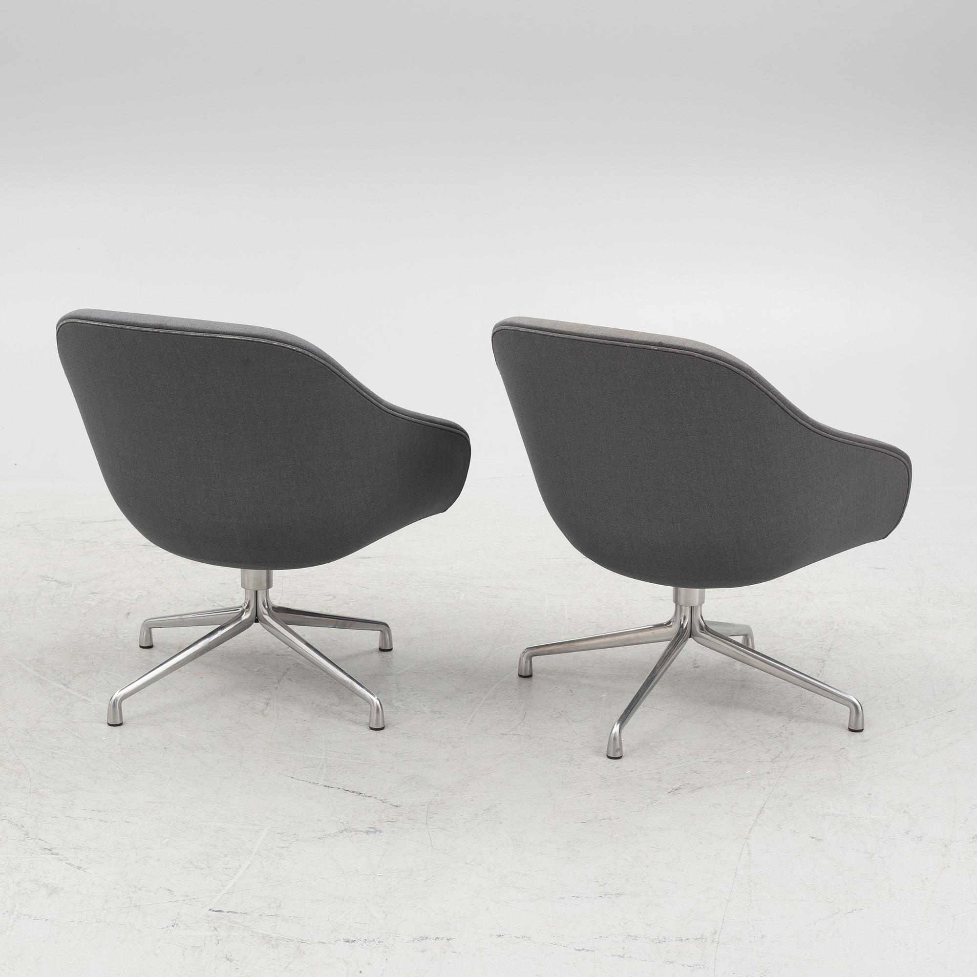 Hee Welling, swivel armchairs, 4 pcs, "AAL81", Hay, contemporary.