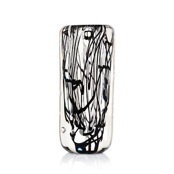 90. Vicke Lindstrand, a unique glass vase, Kosta, Sweden 1950-60s.