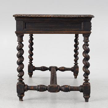 A Baroque style desk, circa 1900.