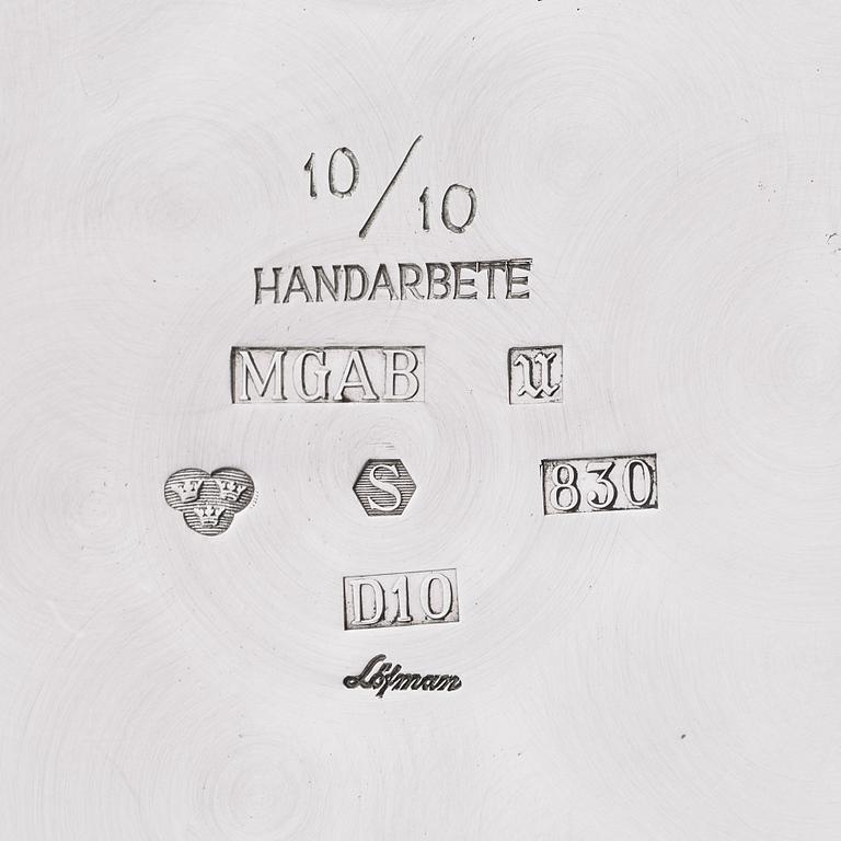 ERIC LÖFMAN, tekanna, Markströms, Uppsala 1976.