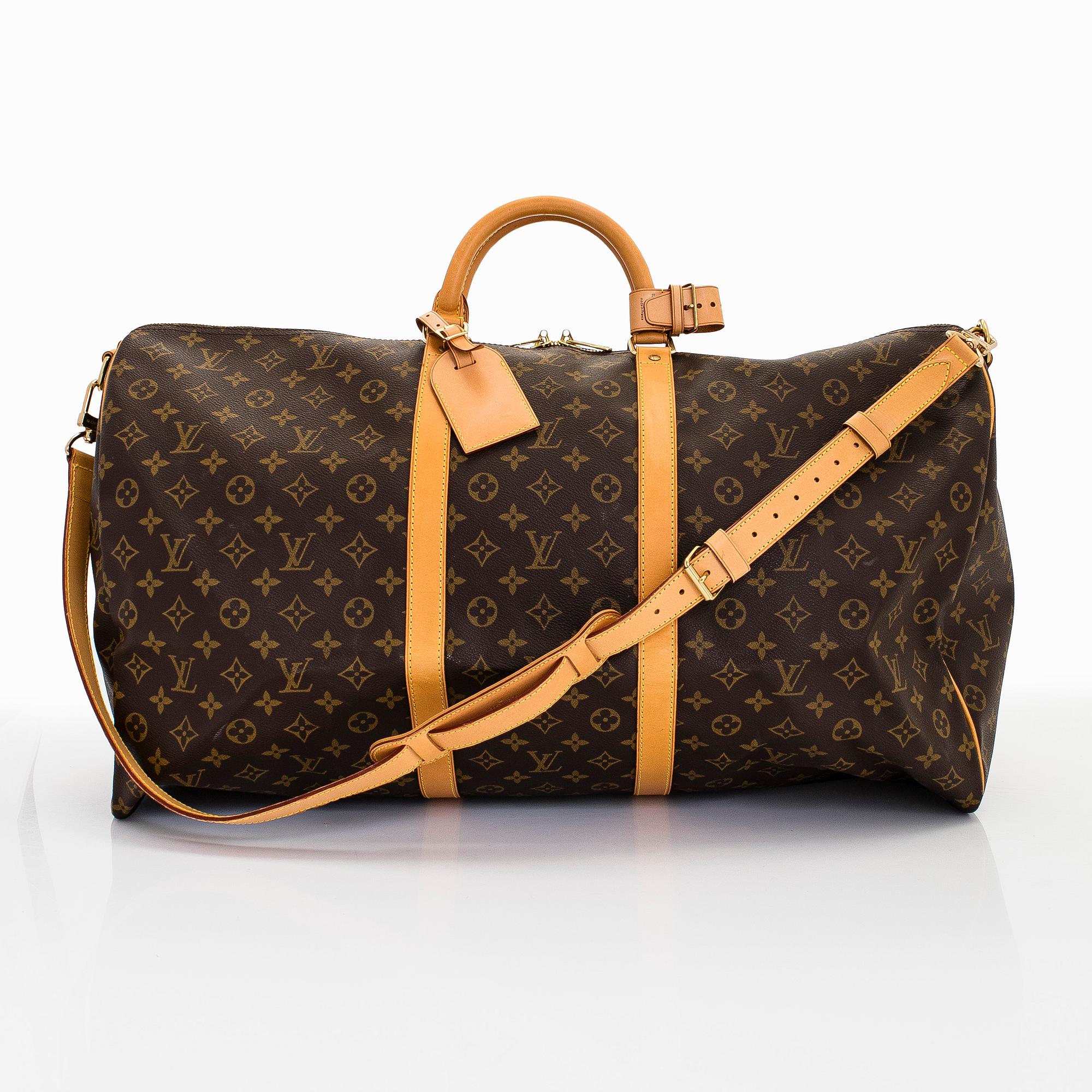 Louis Vuitton, a Monogram Canvas "Keepall 60 Bandoulière" weekend bag.