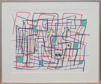 SVEN DELBLANC, 1931-1992, krita, signerad,