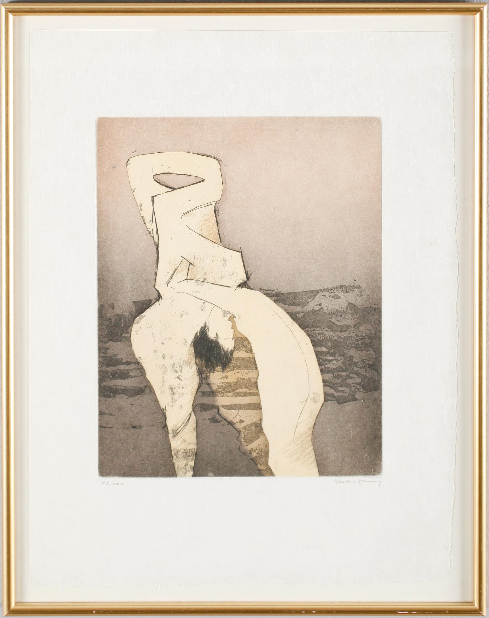 DOROTHEA TANNING, etsning, signerad och numrerad 43/100.