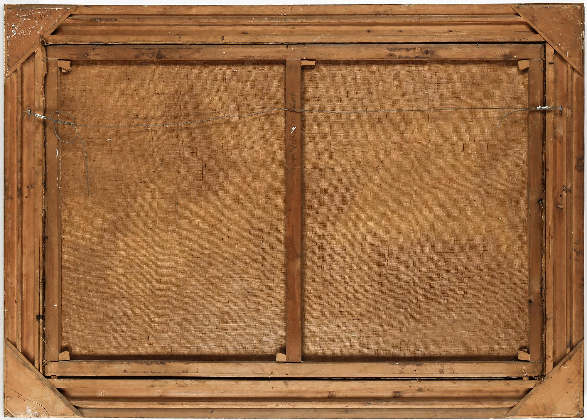 SEVERIN NILSSON, olja på duk, signerad.