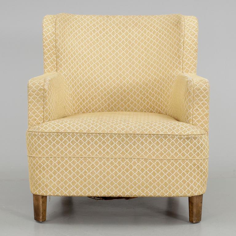 FÅTÖLJER, ett par, tillskriven Margareta Köhler, möjligen Futurum, Stockholm, 1930-tal.