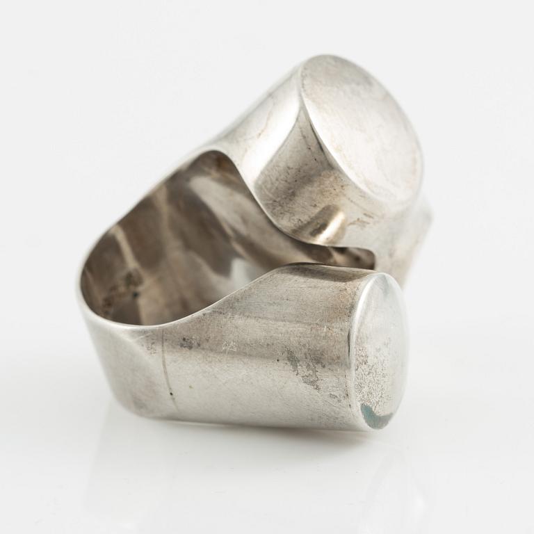 Jan-Christer Lundqvist, ring, sterlingsilver, Skövde 1975.