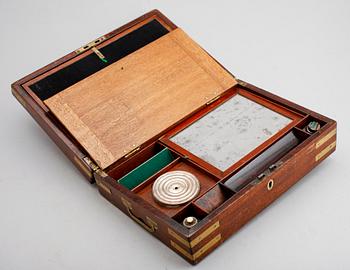 SKRIVSCHATULL, England, 1800-tal.