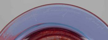 POKAALI, lasia, sign. Kaj Franck Nuutajärvi Notsjö. 1970-luku.