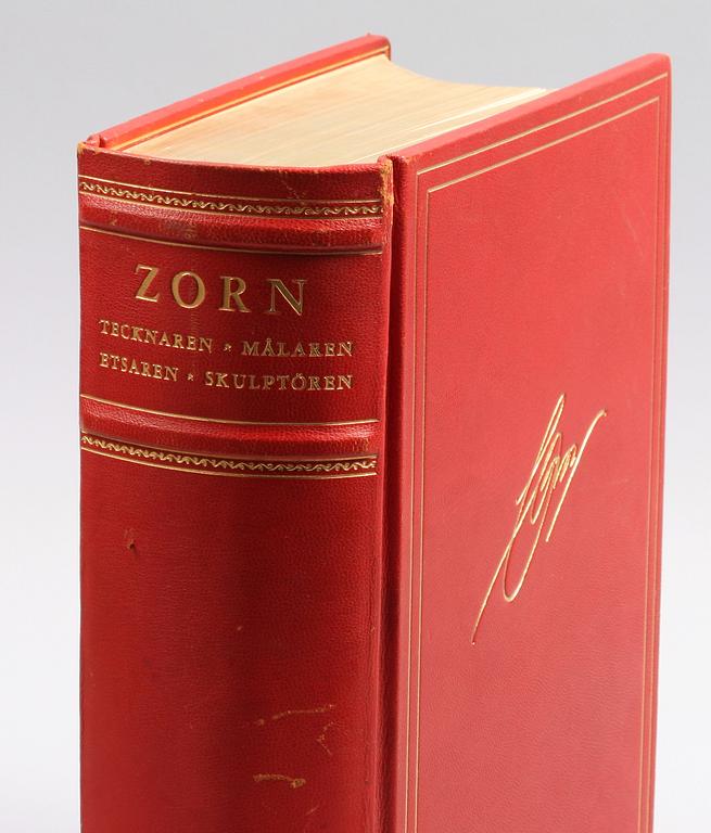 BOK, Boëthius Gerda, "Zorn- tecknaren*målaren*etsaren*skulptören". 1949.