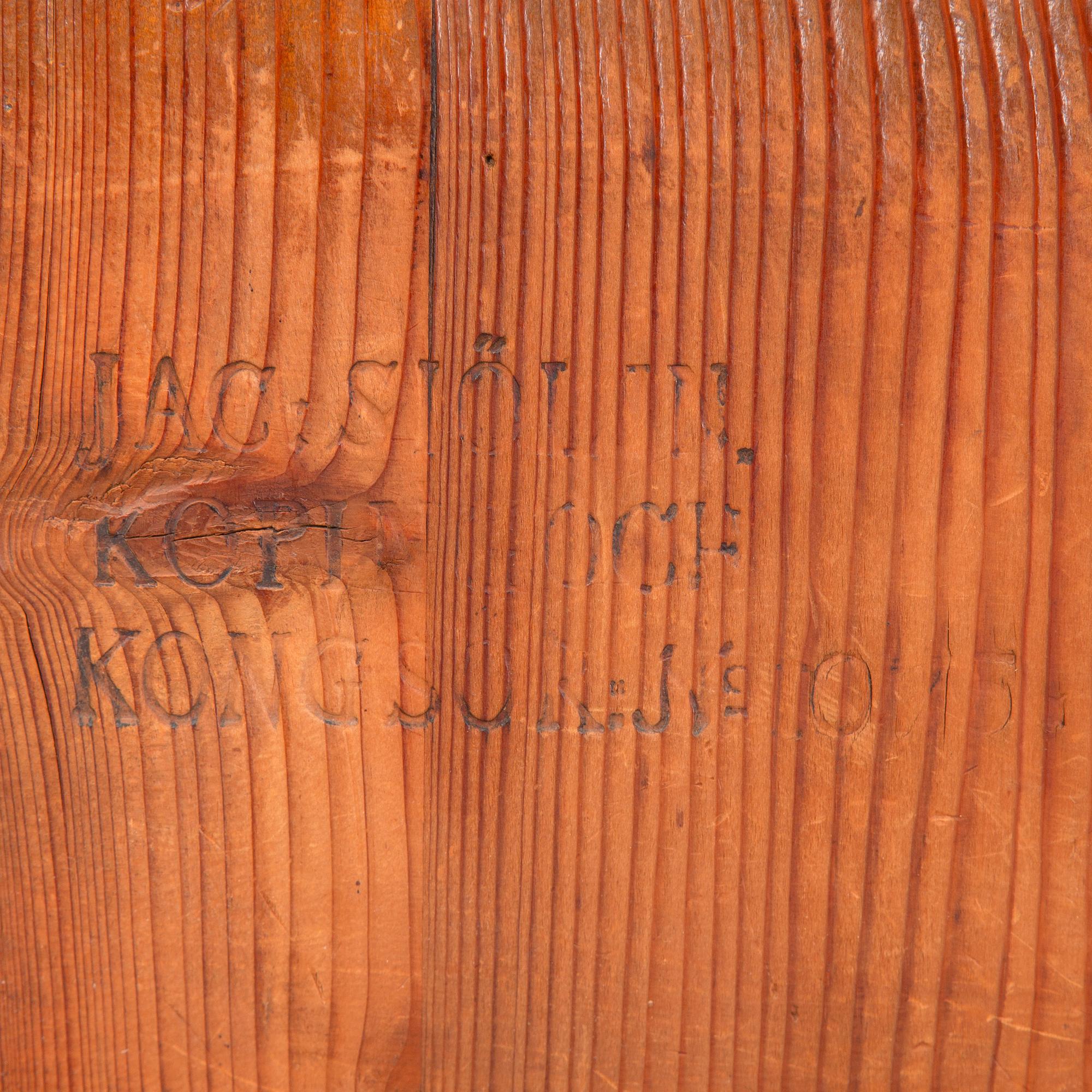 A Swedish tilt-top table by J Sjölin, master 1767.