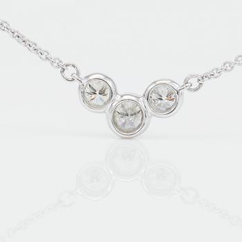 COLLIER, briljantslipade diamanter totalt ca 0.28 ct.