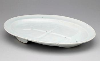 STEKFAT, porslin, Kina, 1800-tal.