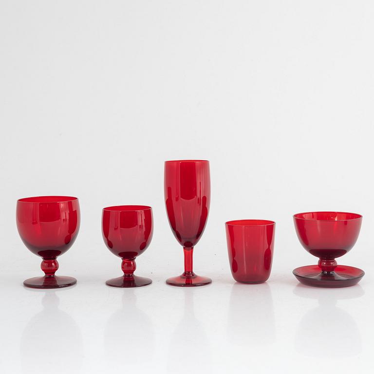 A glass service, 53 pieces, including Monica Bratt, Reijmyre.