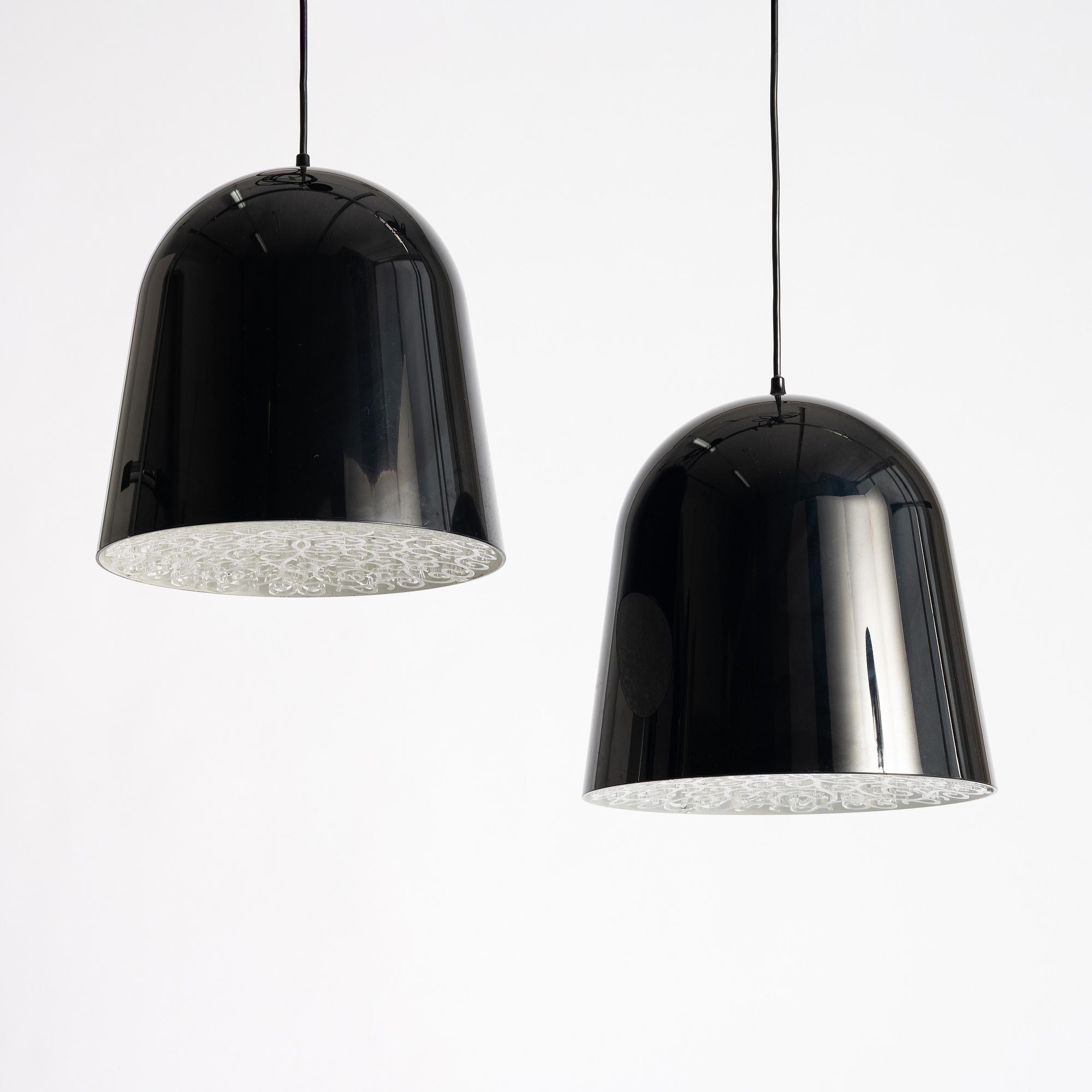Marcel Wanders, a pair of 'Can can' ceiling lamps. Flos.