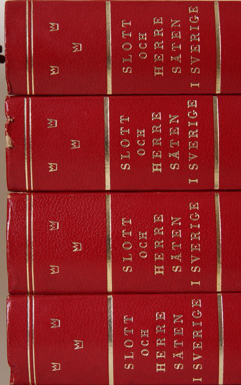 SLOTT OCH HERRESÄTEN I SVERIGE, 15 vol, Alhems förlag, Malmö.