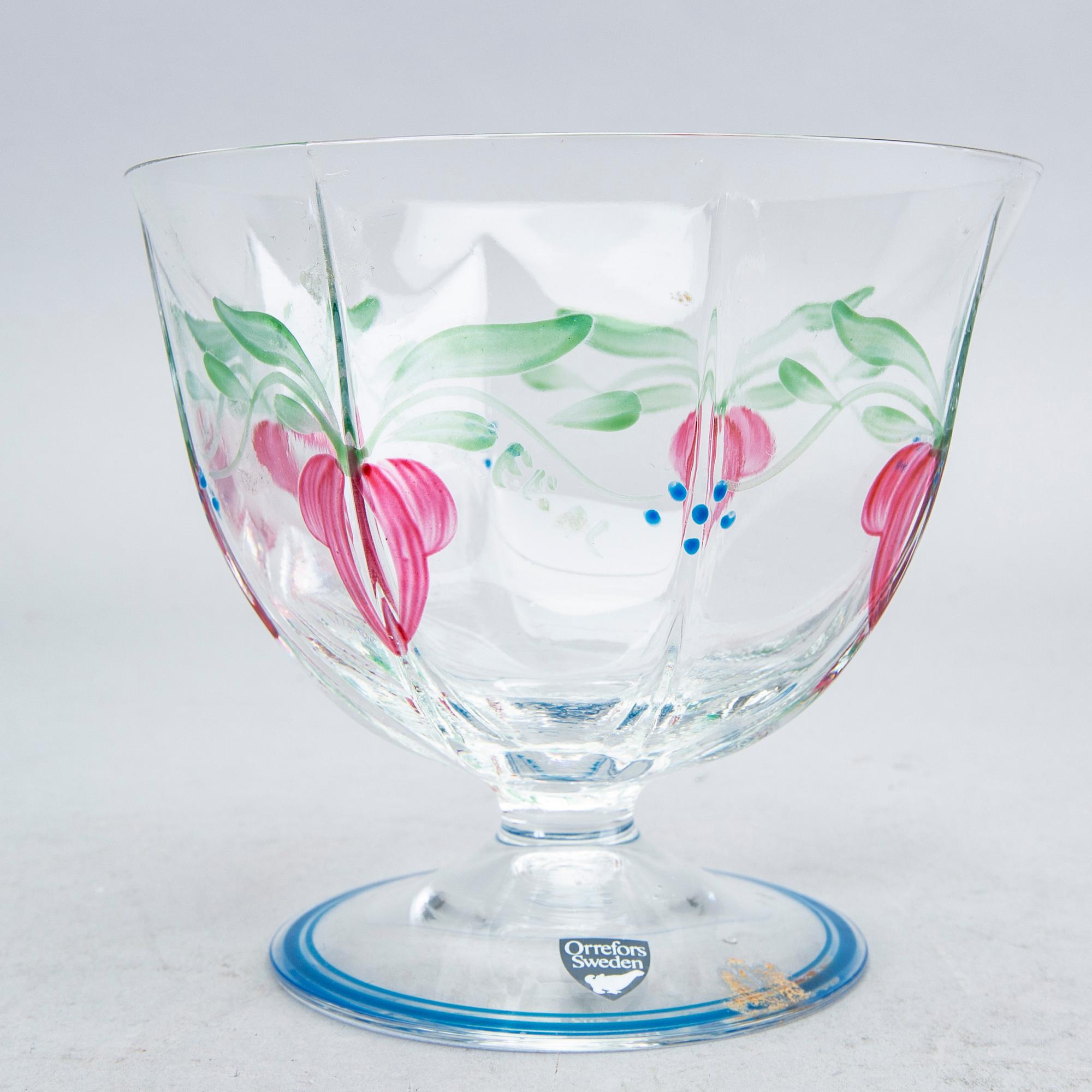 Eva Englund, "Maja", 21 delar, Orrefors.