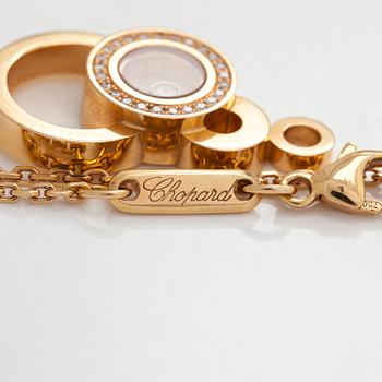 Chopard, kaulakoru riipuksella "Happy Bubbles", 18K kultaa ja timantteja.