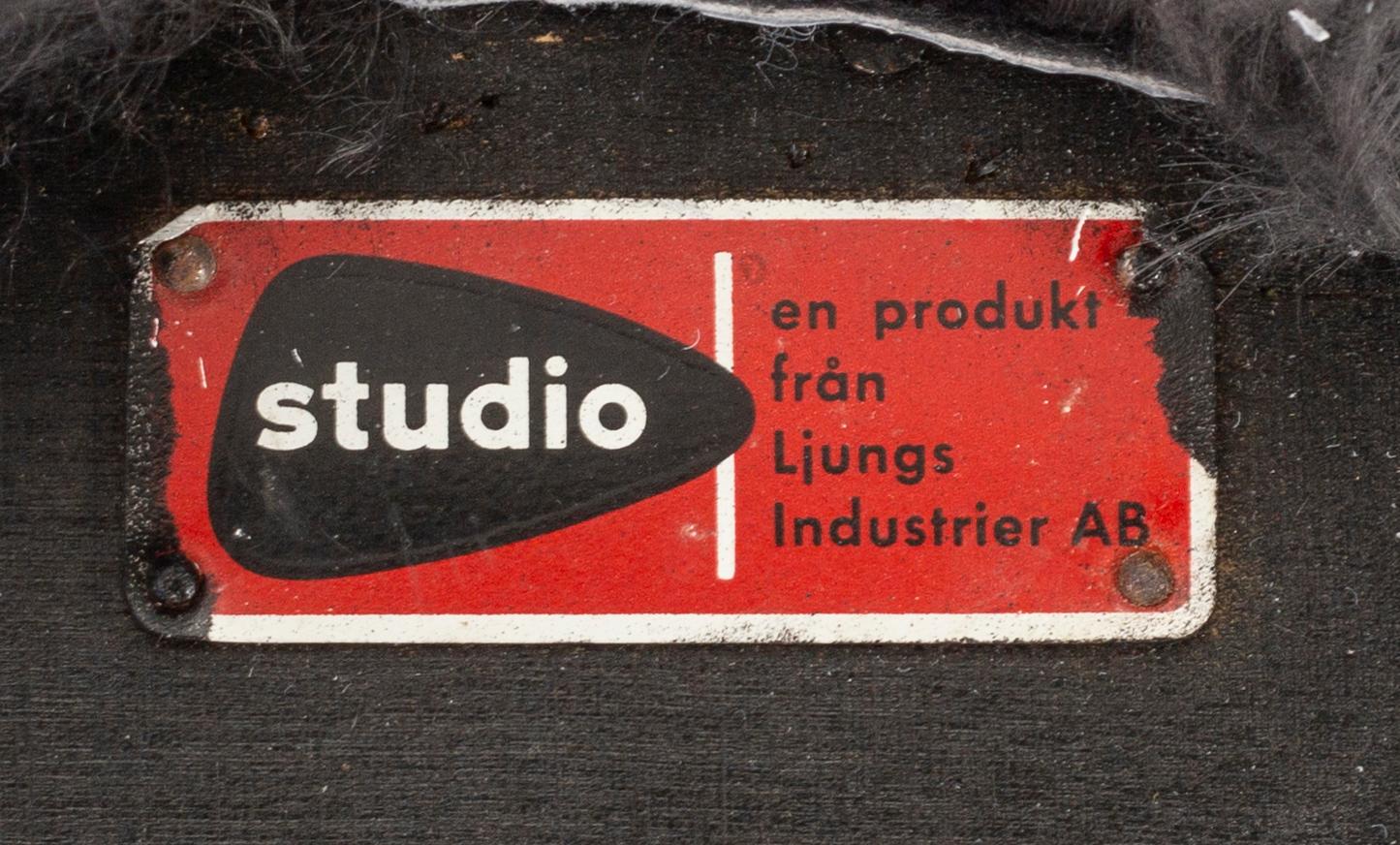 ALF SVENSSON, fåtöljer ett par "TeVe", Ljungs Industrier 1950-tal.