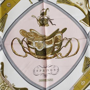 HERMÈS, scarf "Springs".