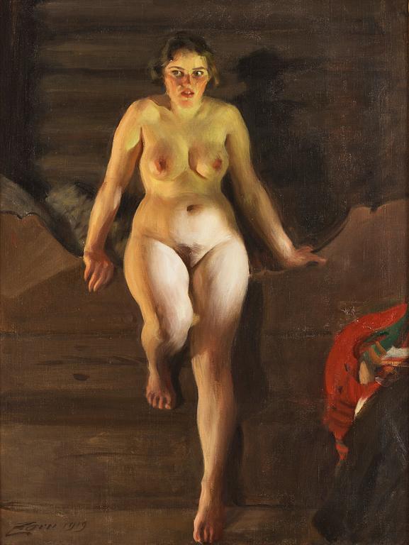 Anders Zorn, "Loftsängen".