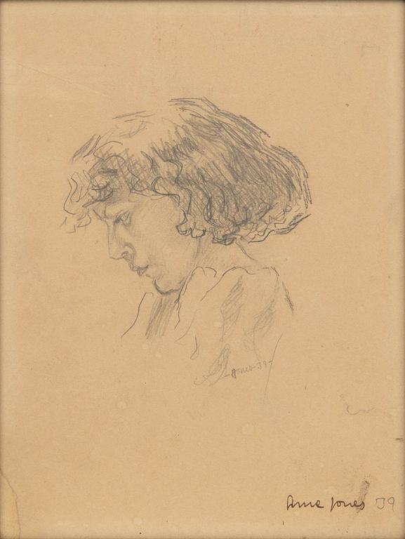 Arne Jones, porträtt, 2 st.