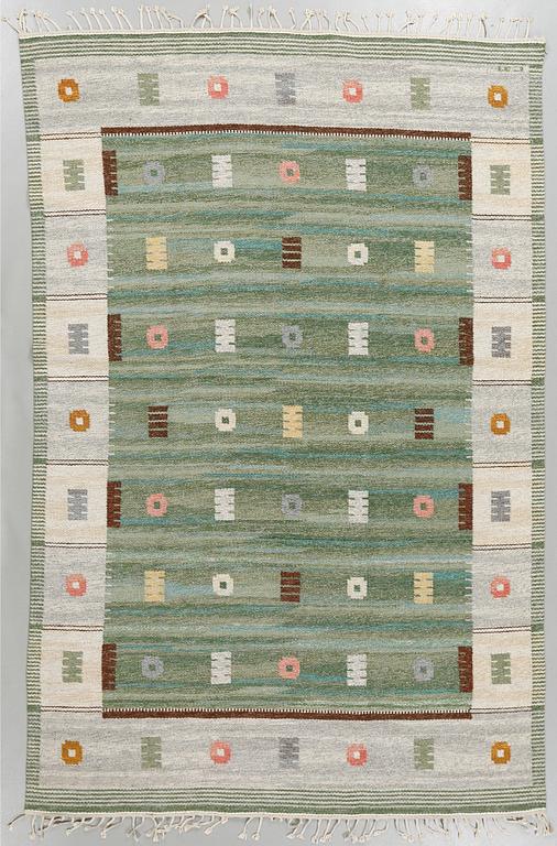 A CARL DANGEL, flat weave, 266 x 172 cm.