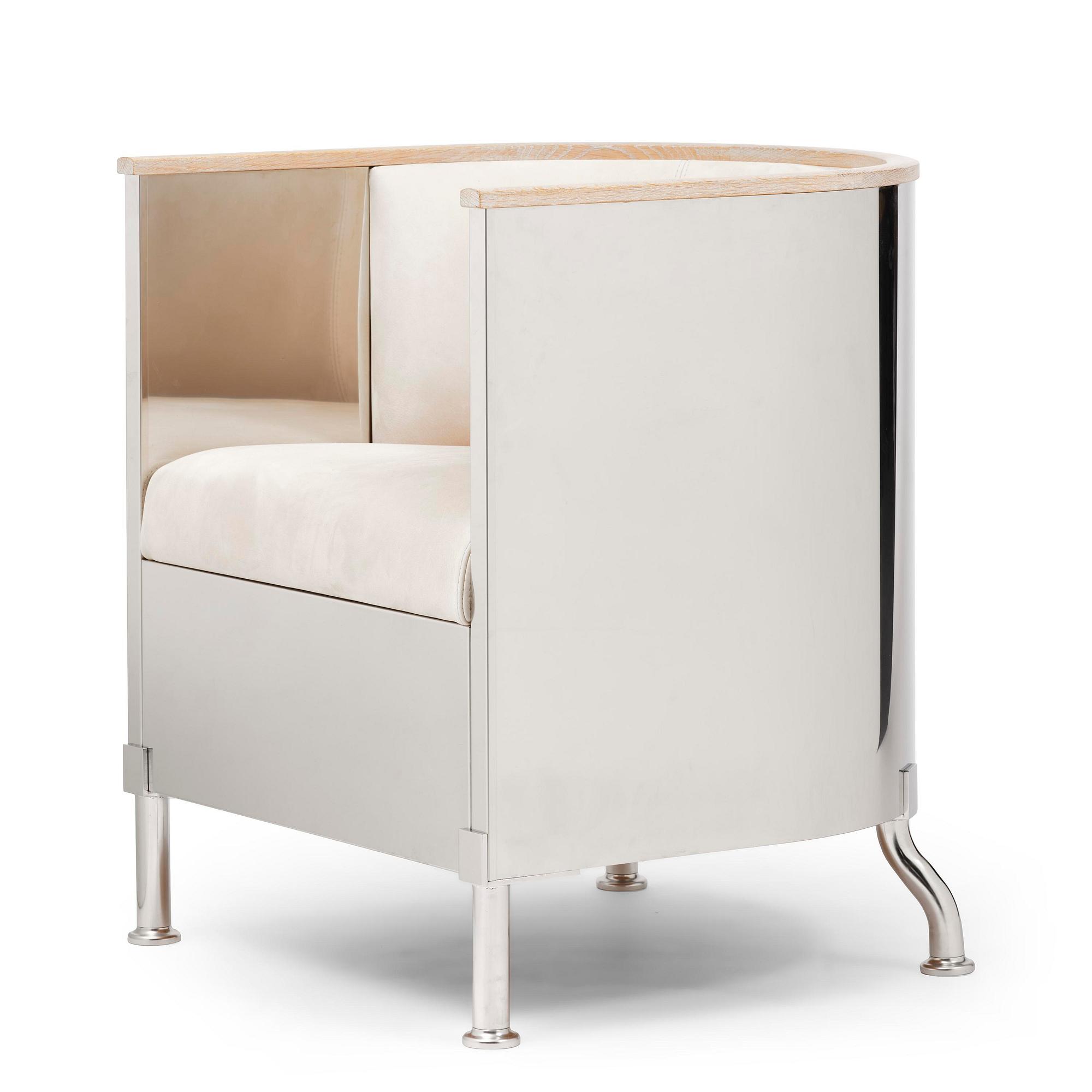 Mats Theselius, an "Inox" armchair, ed. 127/199, Källemo, Värnamo, post 2015.
