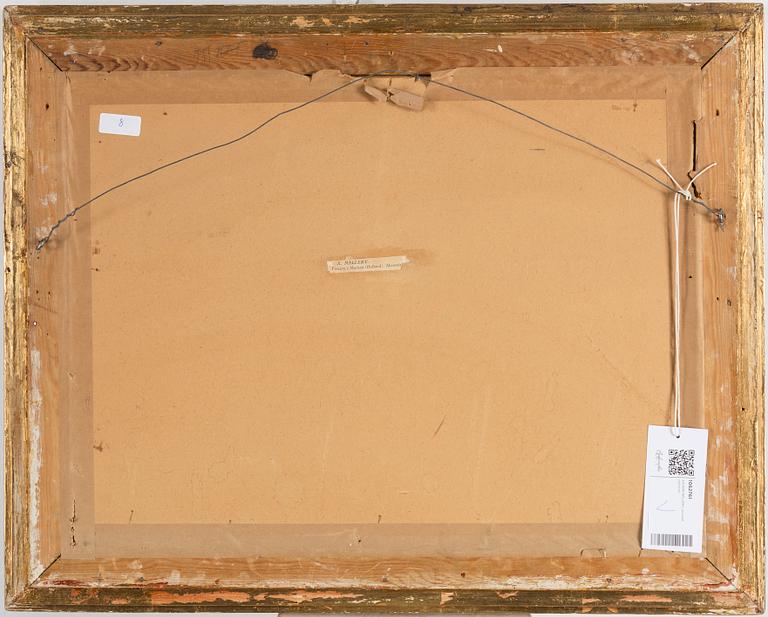 XAVIER MELLERY, attributed,  watercolour on paper, signed.