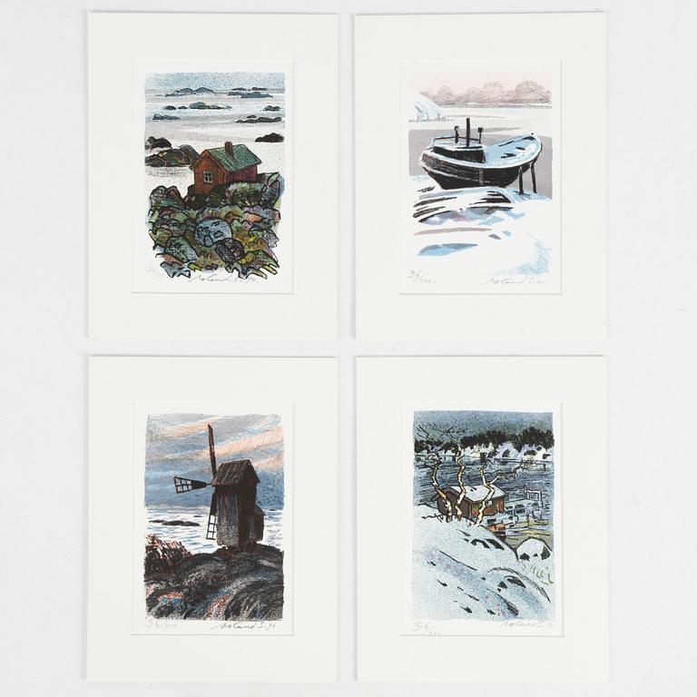 Roland Svensson, "Dagar i skärgård", portfolio.