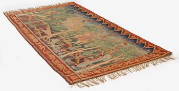 Carl Malmsten, a tapestry,  c. 213 x 113 cm, Handarbetets vänner, signed signed CM (V) dated 1920.