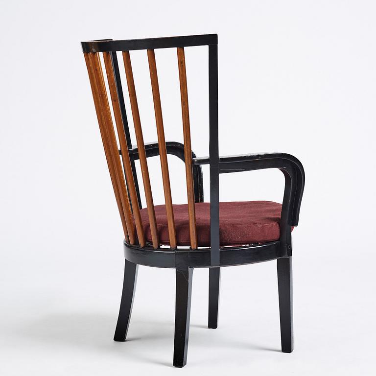 Axel Einar Hjorth, a "Bridge", easy chair, Nordiska Kompaniet, Sweden 1930s.