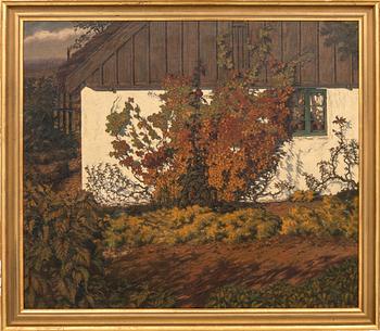 Axel Kulle, "By the Cottage Corner (October Sun)".